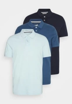 Pier One 3 Pack - Poloshirt - Light Blue/Blue/Dark Blue 12 Pier One 3 Pack - Poloshirt - Light Blue/Blue/Dark Blue -Pier One 0ff6d1a0739145f6be830ca146804cdf