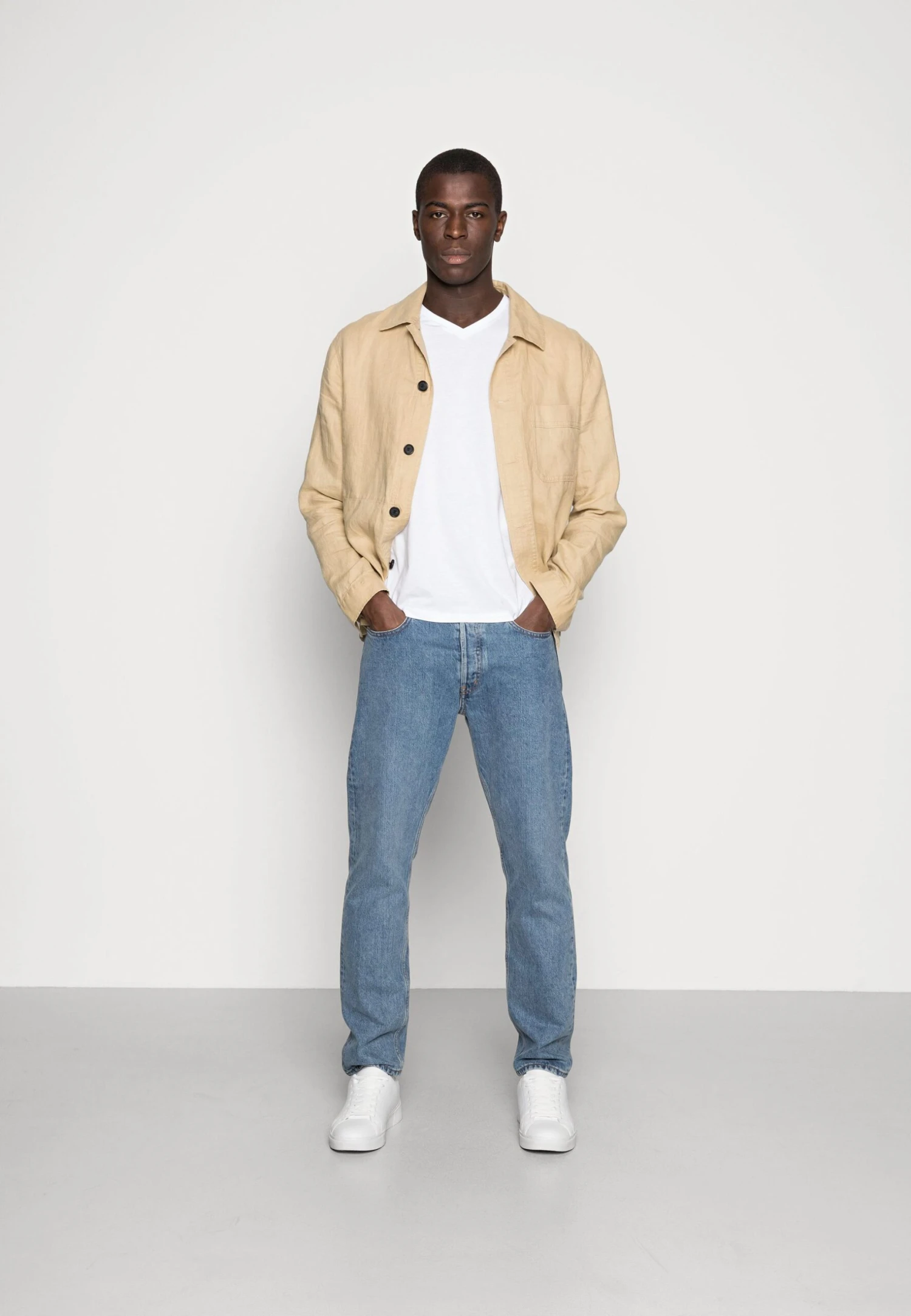 Pier One 5 Pack - T-Shirt Basic - White 1 Pier One 5 Pack - T-Shirt Basic - White