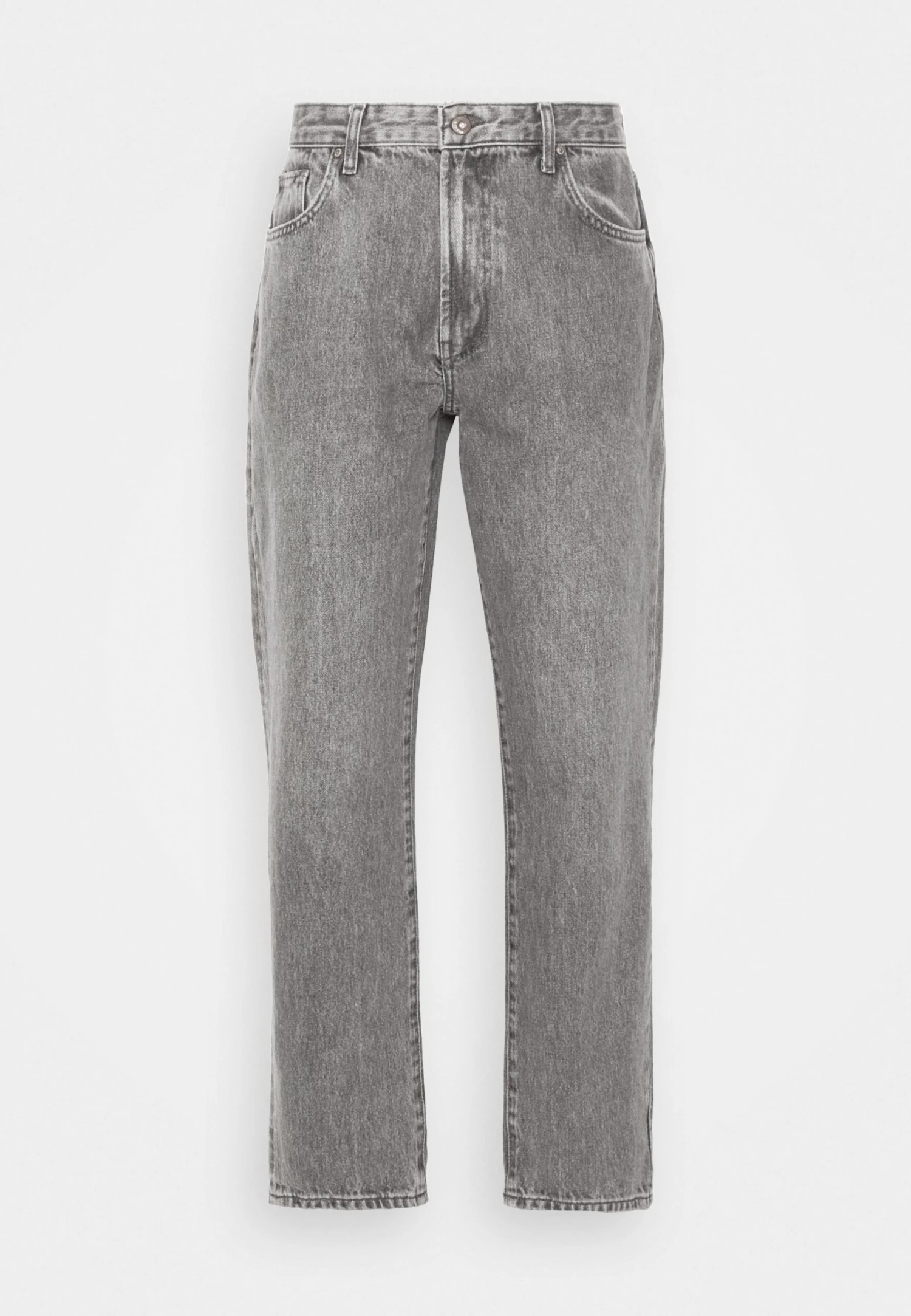 Pier One Mid Raise Straight Fit - Relaxed Fit Jeans - Grey Denim 4 Pier One Mid Raise Straight Fit - Relaxed Fit Jeans - Grey Denim - Afbeelding 4