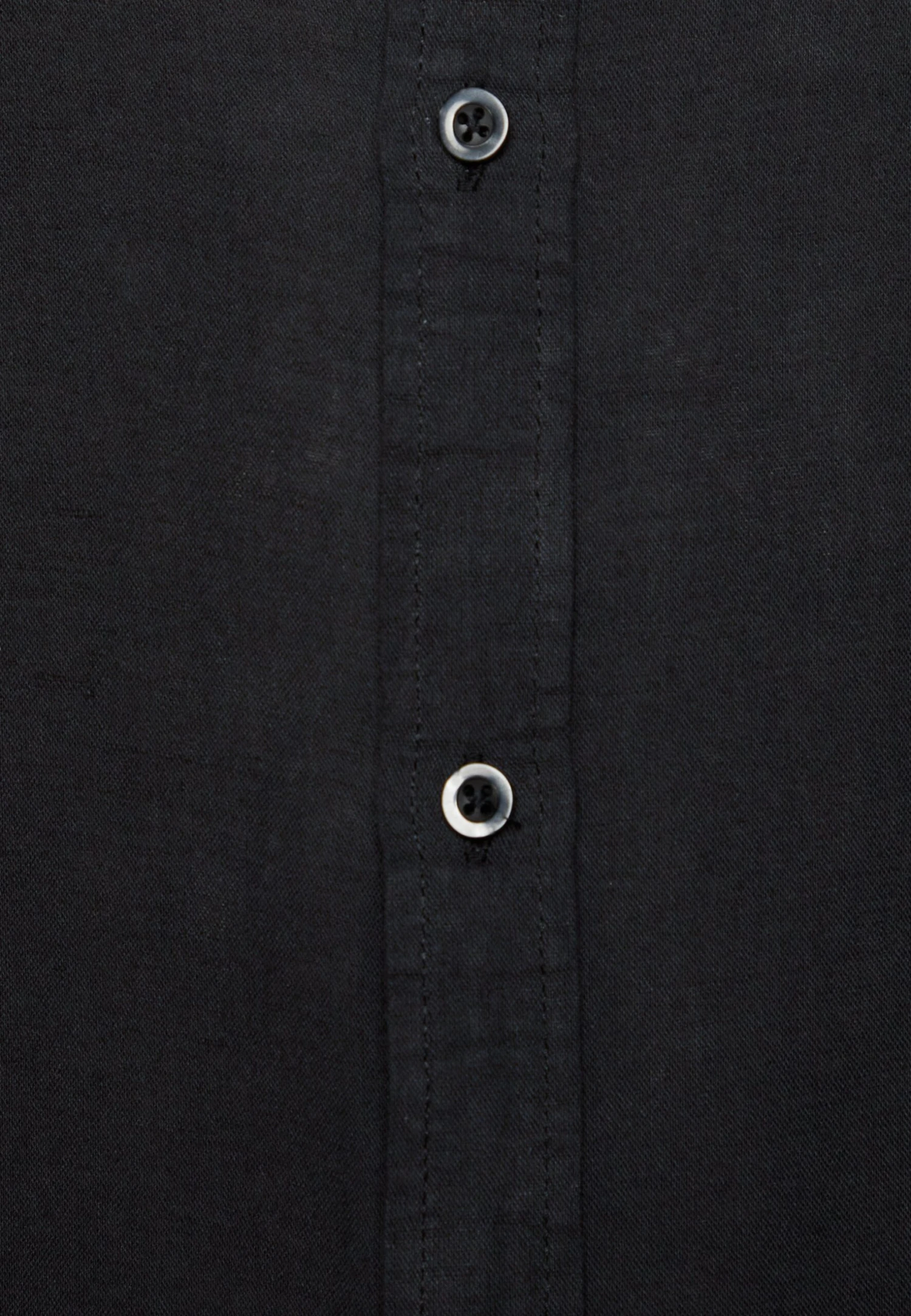 Pier One Linen Mix 2 Pack - Overhemd - Black/Olive 5 Pier One Linen Mix 2 Pack - Overhemd - Black/Olive - Afbeelding 5