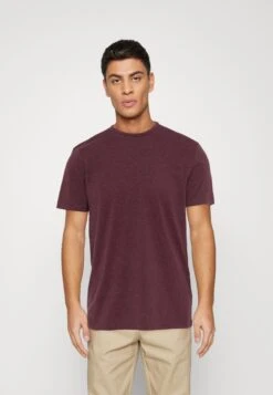 Pier One 7 Pack - T-Shirt Basic - Blue/Mottled Bordeaux/White -Pier One 4a8b7c59da094e668883e9f6ee9f1a94