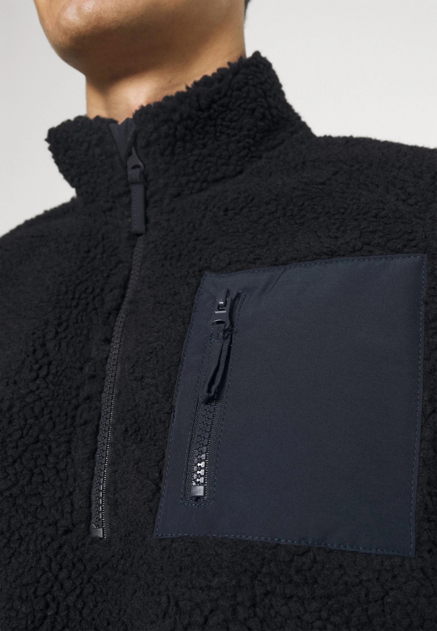 Pier One Fleece Trui - Dark Blue 7 Pier One Fleece Trui - Dark Blue - Afbeelding 7