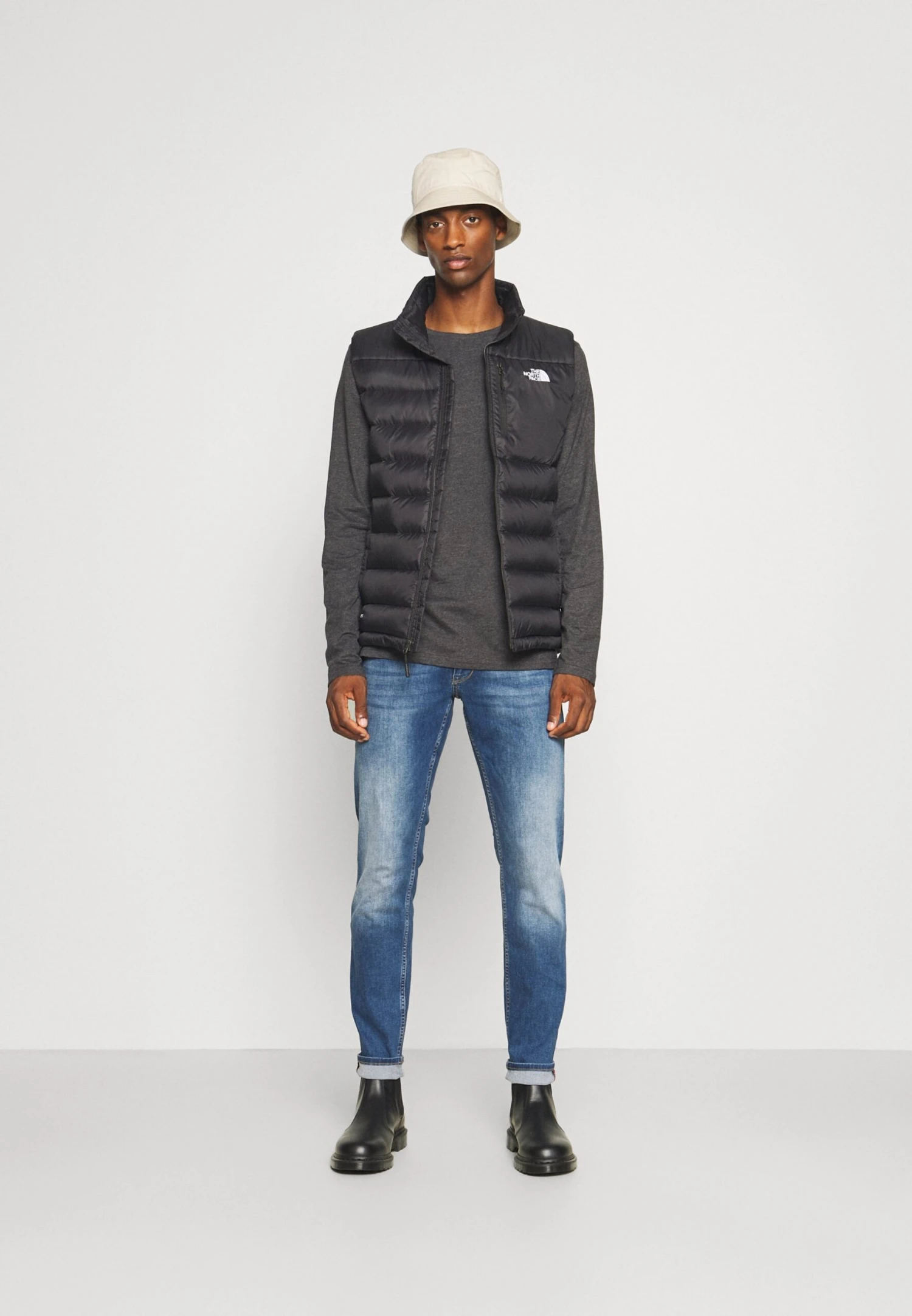 Pier One 2 Pack - Longsleeve - Dark Grey/Black 1 Pier One 2 Pack - Longsleeve - Dark Grey/Black