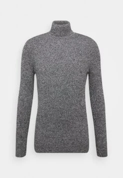 Pier One Muscle Fit Turtle - Trui - Mottled Grey -Pier One 788d9d9a00b14ae9bdb868be9d8f970c