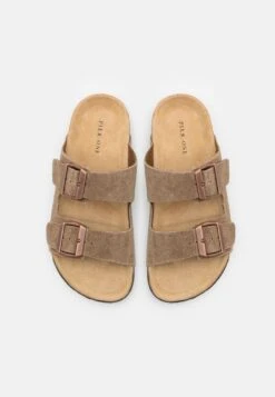 Pier One Leather Unisex - Pantoffels - Stone 9 Pier One Leather Unisex - Pantoffels - Stone -Pier One 8a668f54d8c54cffbe49465b492ae069