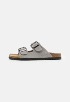 Pier One 31 Pier One Leather Unisex - Pantoffels - Grey
