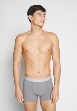 Pier One 51 Pier One 5 Pack - Onderbroeken - Dark Blue/Mottled Grey